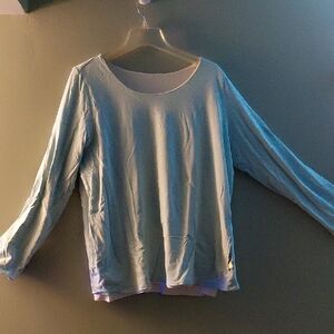 Light Blue Long Sleeve Women's Tee